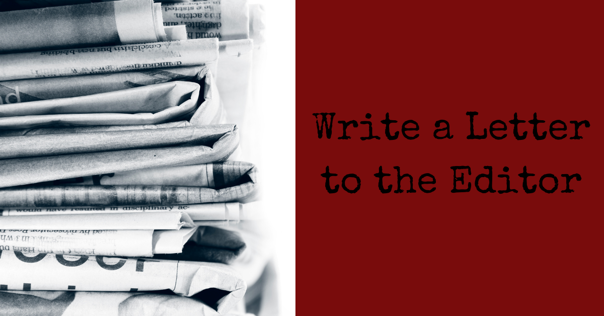 Write a Letter to the Editor