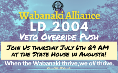 Support LD 2004: Tell Your Legislators to Override Mills’ Veto!