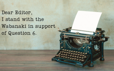 “Yes on Question 6” on Maine’s Editorial Pages