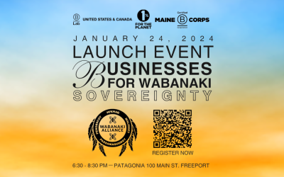 Businesses for Wabanaki Sovereignty to Launch January 24